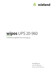 Wieland WIPOS UPS 20-960 Handbuch
