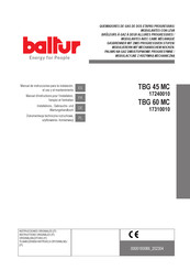 baltur TBG 60 MC Installations-, Gebrauchs- Und Wartungshandbuch
