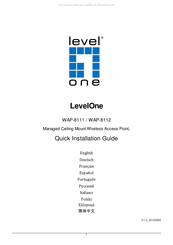 LevelOne WAP-8112 Schnellinstallations-Anleitung