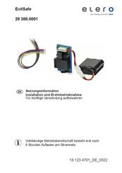 elero 28 388.0001 Nutzungsinformation
