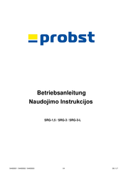 probst 54400002 Betriebsanleitung