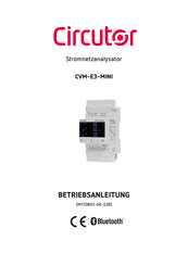 Circutor CVM-E3-MINI Betriebsanleitung
