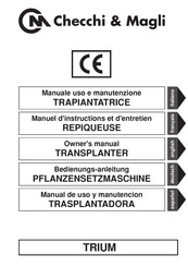 Checchi & Magli TRIUM Bedienungsanleitung