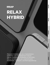 IRSAP RELAX HYBRID REHM112A Installations-, Gebrauchs- Und Wartungsanleitung