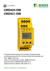 Bender CMD421-DM Handbuch