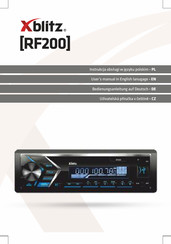 Xblitz RF200 Bedienungsanleitung