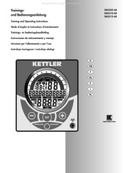 Kettler SM3315-68 Trainings- Und Bedienungsanleitung