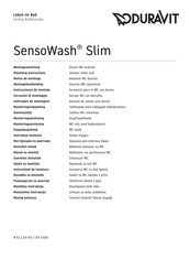 Duravit SensoWash Slim Montageanleitung