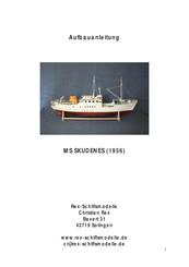 Rex-Schiffsmodelle MS SKUDENES 1956 Aufbauanleitung