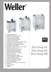 Weller Zero Smog 4V Originalbetriebsanleitung