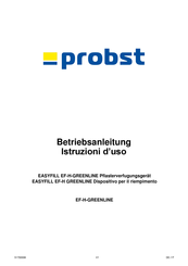 probst EF-H-GREENLINE Betriebsanleitung