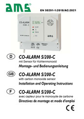 AMS S/200-C Aufstell-, Montage- Und Bedienungsanleitung