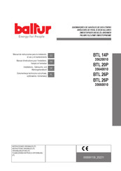 baltur BTL14P Installations-, Gebrauchs- Und Wartungshandbuch