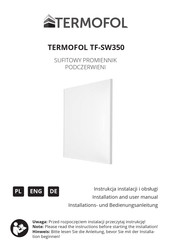 Termofol TF-SW350 Installations- Und Bedienungsanleitung