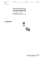 Endress+Hauser Cerabar PMC51B Betriebsanleitung