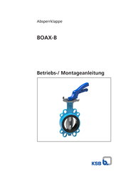 KSB BOAX-B Betriebs- Und Montageanleitung