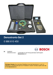 Bosch Denoxtronic-Set 2 Handbuch