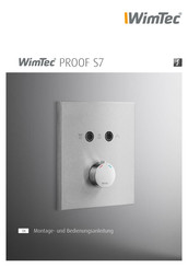 WimTec PROOF S7 Montage- Und Bedienungsanleitung