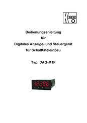 Kobold DAG-M1F3 Bedienungsanleitung