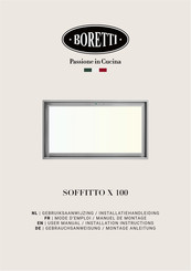 BORETTI SOFFITTO X 100 Gebrauchsanweisung