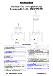 ARI-Armaturen STEVI 470 Betriebs- Und Montageanleitung