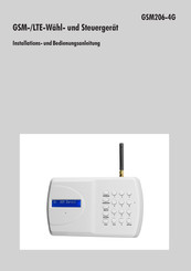 indexa GSM206-4G Installations- Und Bedienungsanleitung