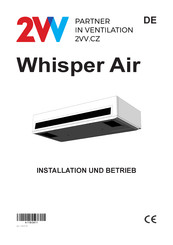 2VV Whisper Air HRWA3-070 Installation Und Betrieb