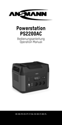 ANSMANN Powerstation PS2200AC Bedienungsanleitung