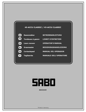Sabo 45-ACCU CLASSIC Betriebsanleitung