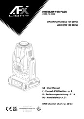 afx light HOTBEAM-10R-PACK Bedienungsanleitung