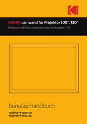 Kodak RODPJFFPVCW120 Benutzerhandbuch