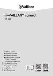 Vaillant myVAILLANT connect VR 940f Installationsanleitung