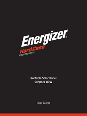 Energizer Sunpack 80W Benutzerhandbuch