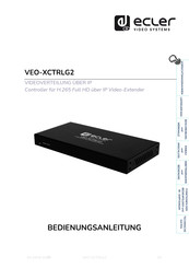 Ecler VEO-XCTRLG2 Bedienungsanleitung