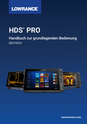Lowrance HDS PRO 16 Handbuch