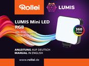 Rollei LUMIS Mini LED RGB Anleitung