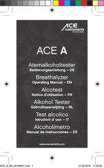 Ace Instruments ACE A Bedienungsanleitung