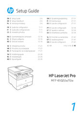HP LaserJet Pro MFP 4102dw Installations-Handbuch