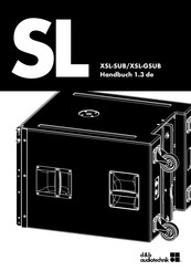 d&b audiotechnik XSL-SUB Handbuch