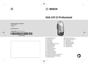 Bosch GAA 12V-21 Originalbetriebsanleitung