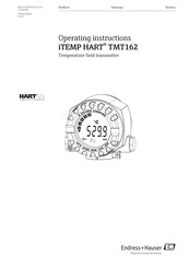 Endress+Hauser iTEMP HART TMT162 Bedienungsanleitung