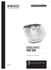 HoMedics BubbleMate Bedienungsanleitung