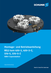 SCHUNK NSL3 turn 450-3 Montage- Und Betriebsanleitung