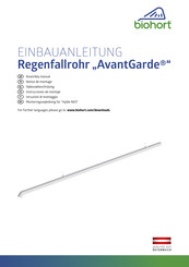 biohort AvantGarde Einbauanleitung