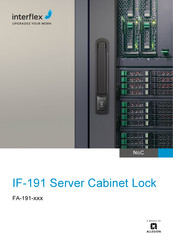 interflex IF-191 Server Cabinet Lock Bedienungsanleitung