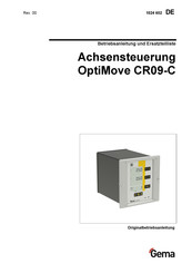 Gema OptiMove CR09-C Betriebsanleitung Und Ersatzteilliste