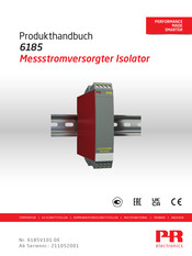 PR electronics 6185 Produkthandbuch