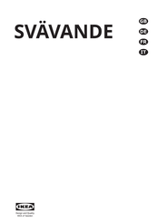 IKEA SVAVANDE 403.890.89 Bedienungsanleitung