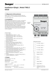 Swegon IQlogic+ TBIQ-3 GOLD Installation