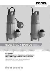 Conel FLOW TP30 Montage- Und Betriebsanleitung